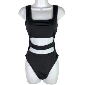 Women's Swimsuit 1-piece Black Size Medium